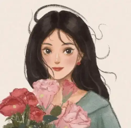 迪士尼公主与花,花木兰手里是康乃馨,贝儿钟情于玫瑰花