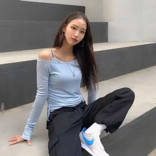 服装搭配清爽蓝色系搭配,浪漫高质感气质穿搭
