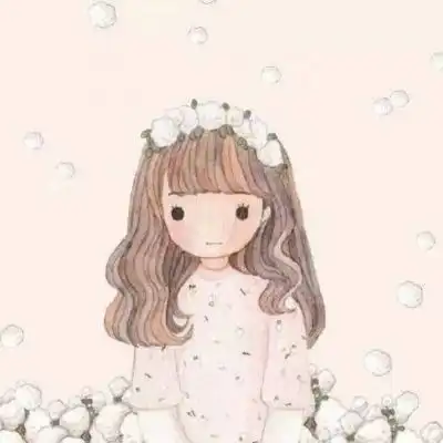 粉色系可爱女生头像二次