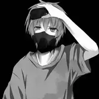 黑色动漫头像男黑色系列动漫男生头像