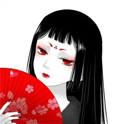 动漫女生头像丧系侧脸古