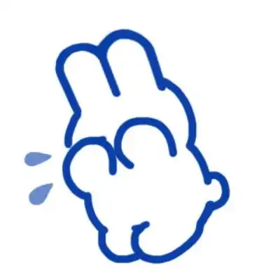 恬恬最新蓝色兔兔表情包头像兔卡通动漫头像我要个性网