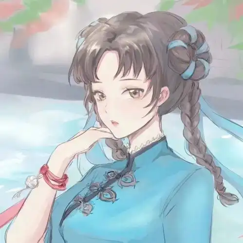 可爱女生头像仙气动漫橙