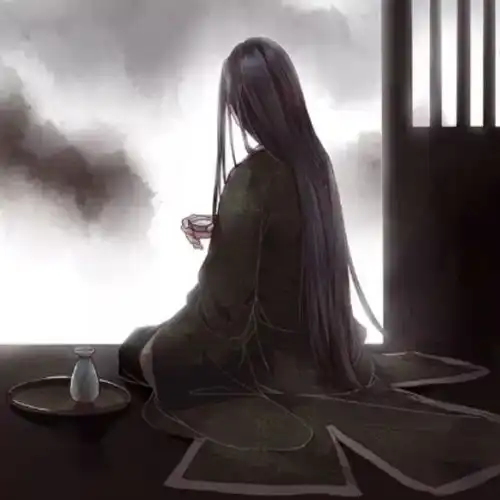 黑色系头像唯美古风