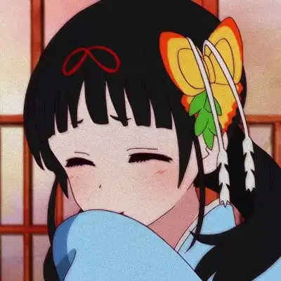 绿色系的女生动漫头像春