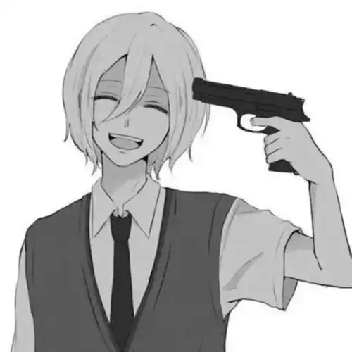 emo丧系男生头像二次元