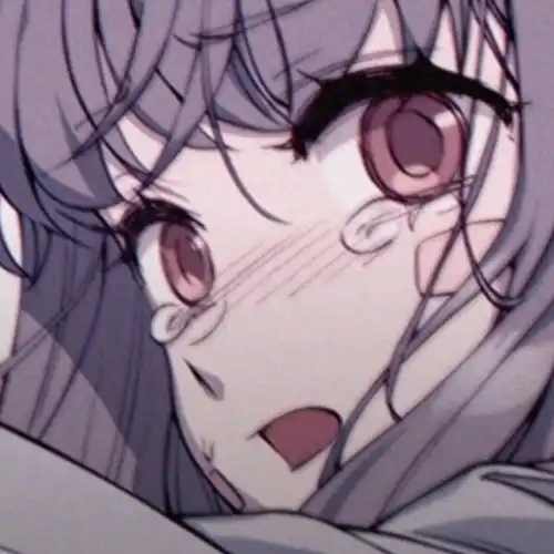 动漫女生头像丧系侧脸拍