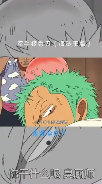 海贼王原来索隆的空手接白刃是从这里学的