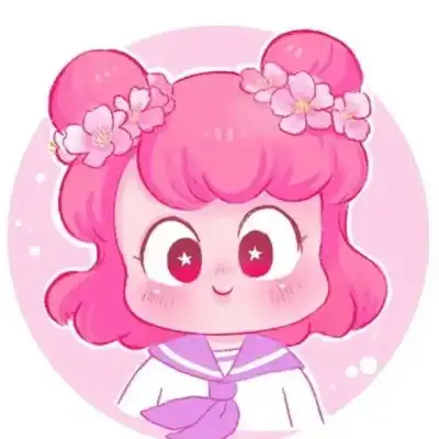粉红系列少女头像动漫卡