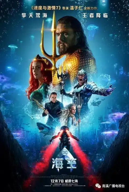 1元电影海王霸气上映,看海王英雄崛起,威震七海