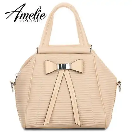 amelie2012韩版新款蝴蝶结复古包条纹淑女手提单肩斜挎女式包袋pu图片大全邮乐官方网站