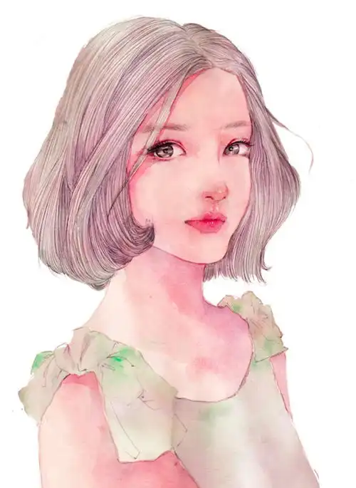 唯美治愈系的美女