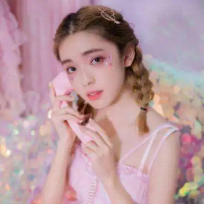 女生头像闺蜜可爱仙气粉