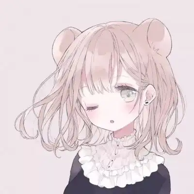 绿色系闺蜜女头动漫头像
