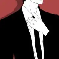 丧系头像动漫男西装西服