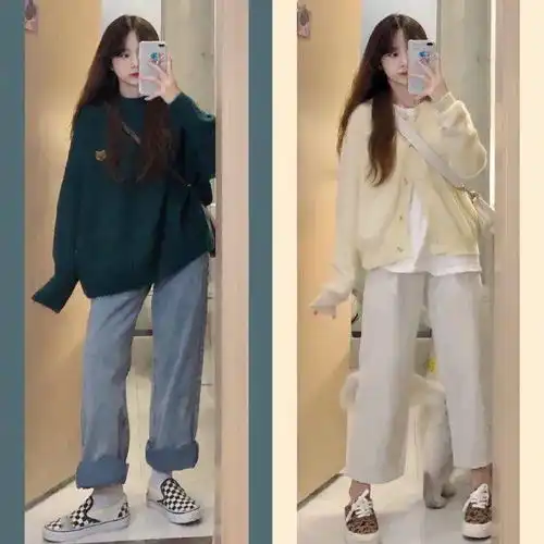 搭配参考分享一组韩系女生的秋冬穿搭