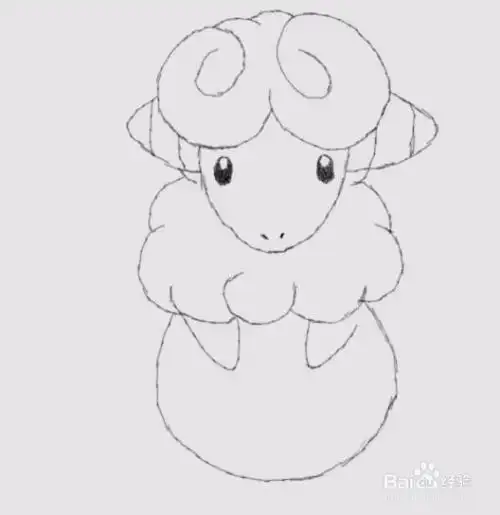 神奇宝贝神兽怎么画