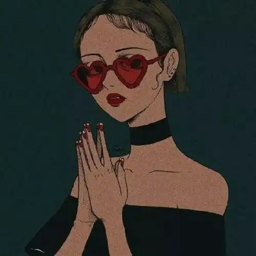黑系列头像女动漫族诛