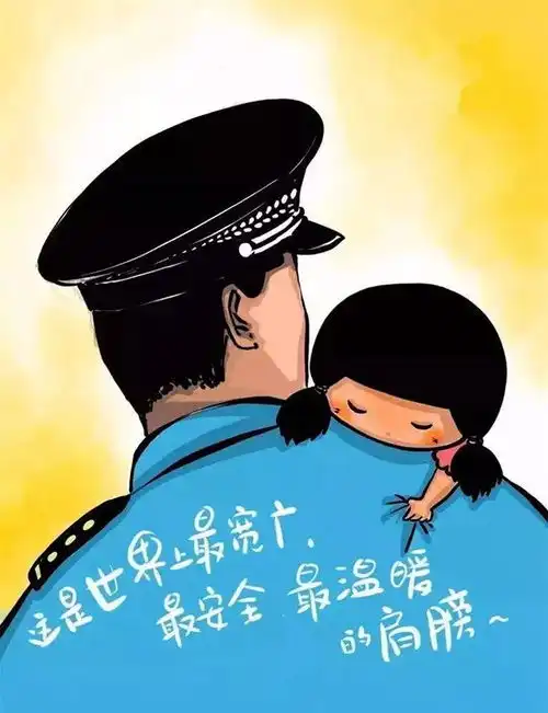 是硬汉也是暖男这个抱小孩的警察真帅