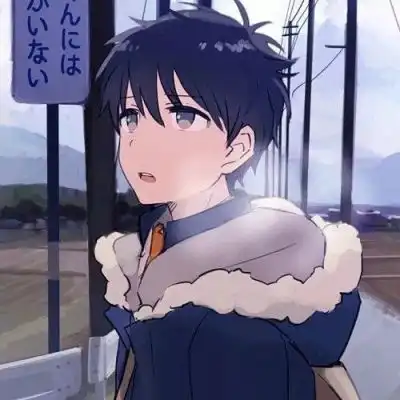 韩系大衣男生头像真人头