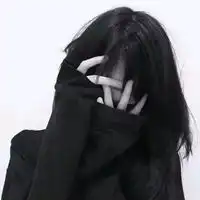 最火黑色系头像最好看的黑色系女生头像