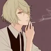 男生头像抽烟黑色系是什