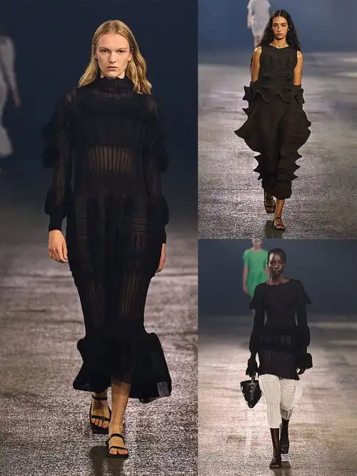 isseymiyake2023春夏系列,造型感的廓形时尚