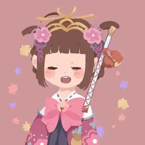 可爱女生头像仙气动漫橙