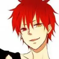 红发动漫男头像酷