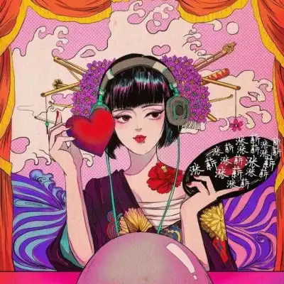 动漫头像女新年龙