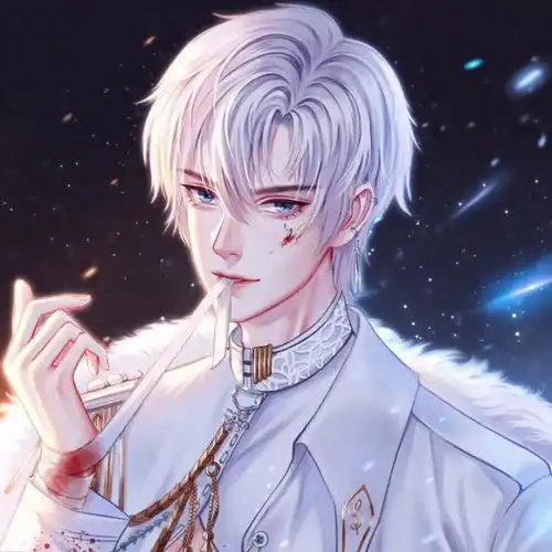 动漫男生头像我只愿你历遍山河,觉得人间值得