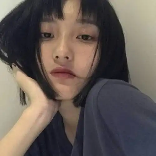 绿色系头像网名短发