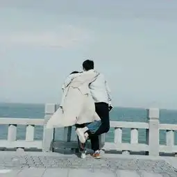 头像男粉色系背影绶带