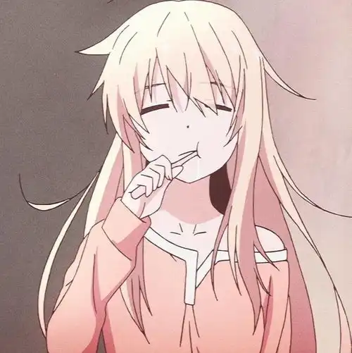 白色系女孩子头像动漫女