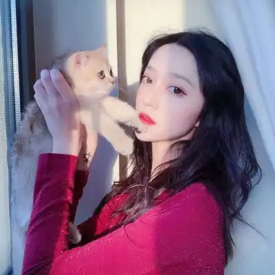 红色系女生头像可爱清新很酷女生头像图片