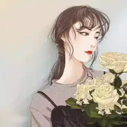文艺头像女手绘唯美系头