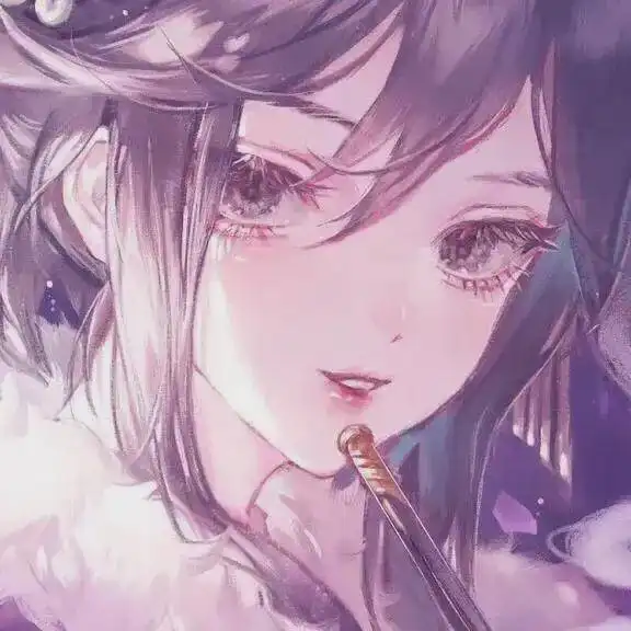 道系古风女头像动漫情侣