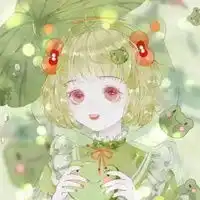 绿色系的女生动漫头像女