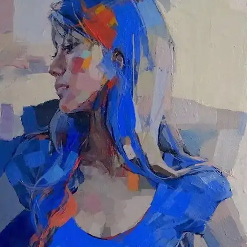 惊艳的马赛克画风,她将女人的柔美与绚烂,表现的淋漓尽致
