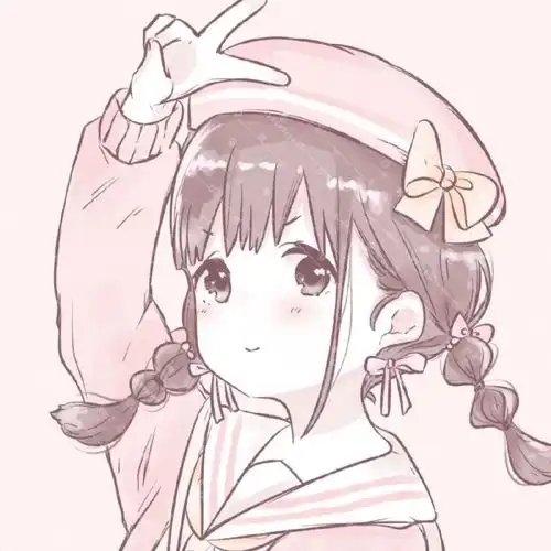 少女心动漫女头明天一定是美好的一天
