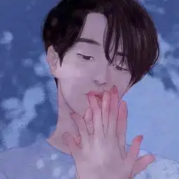 插画纸上偶像剧热恋男女性感情挑