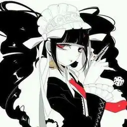 丧头像女动漫拿刀自杀