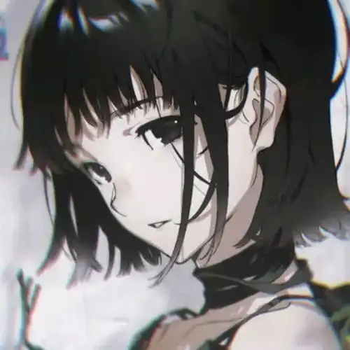 黑系列头像女动漫绝版