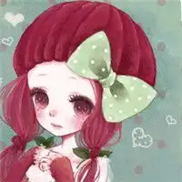 绿色系的女生动漫头像插