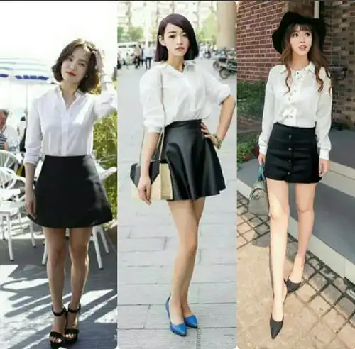女生穿白衬衫怎么搭配