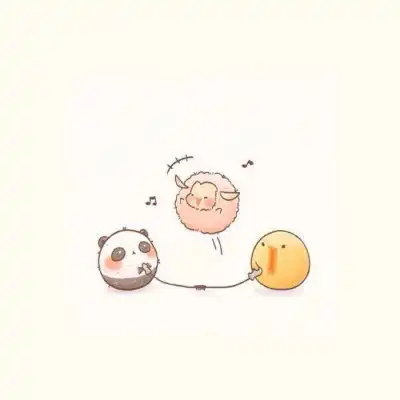 粉色系可爱女生头像二次