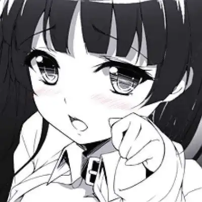白色系女孩子头像动漫情