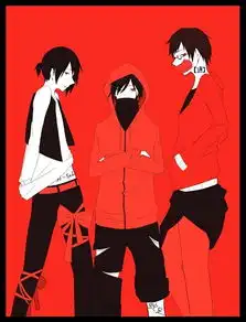 红色系头像男生动漫男漫