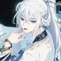 蓝色系古风头像动漫女生蓝色系古风头像