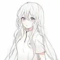 动漫女生图片唯美白色女生头像动漫白色系图片